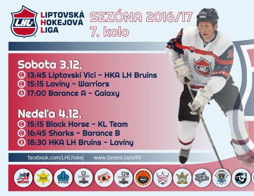 7. kolo LHL - výsledky