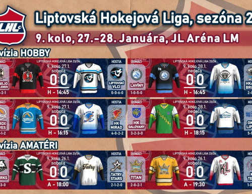 9. kolo LHL, sezóna 2023/2024