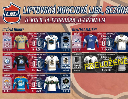 11. kolo LHL, sezóna 2025/2026