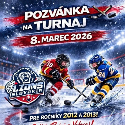 Pozvánka na napínavý turnaj Slovakia Lions