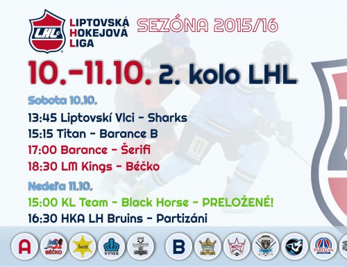 2. kolo LHL