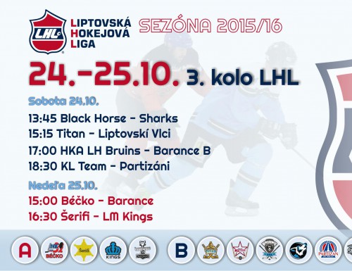 3. kolo LHL