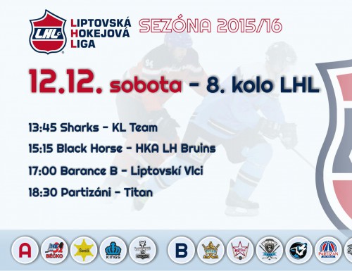 8. kolo LHL - sobota