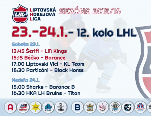 12. kolo LHL