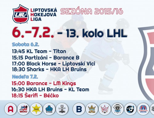 13. kolo LHL